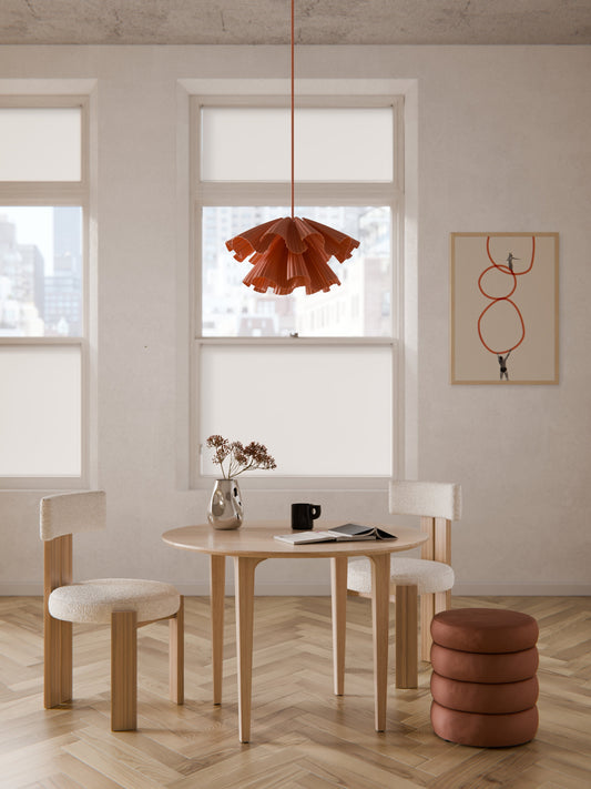 Archia Round Dining Table in Oak, Ø 110 cm