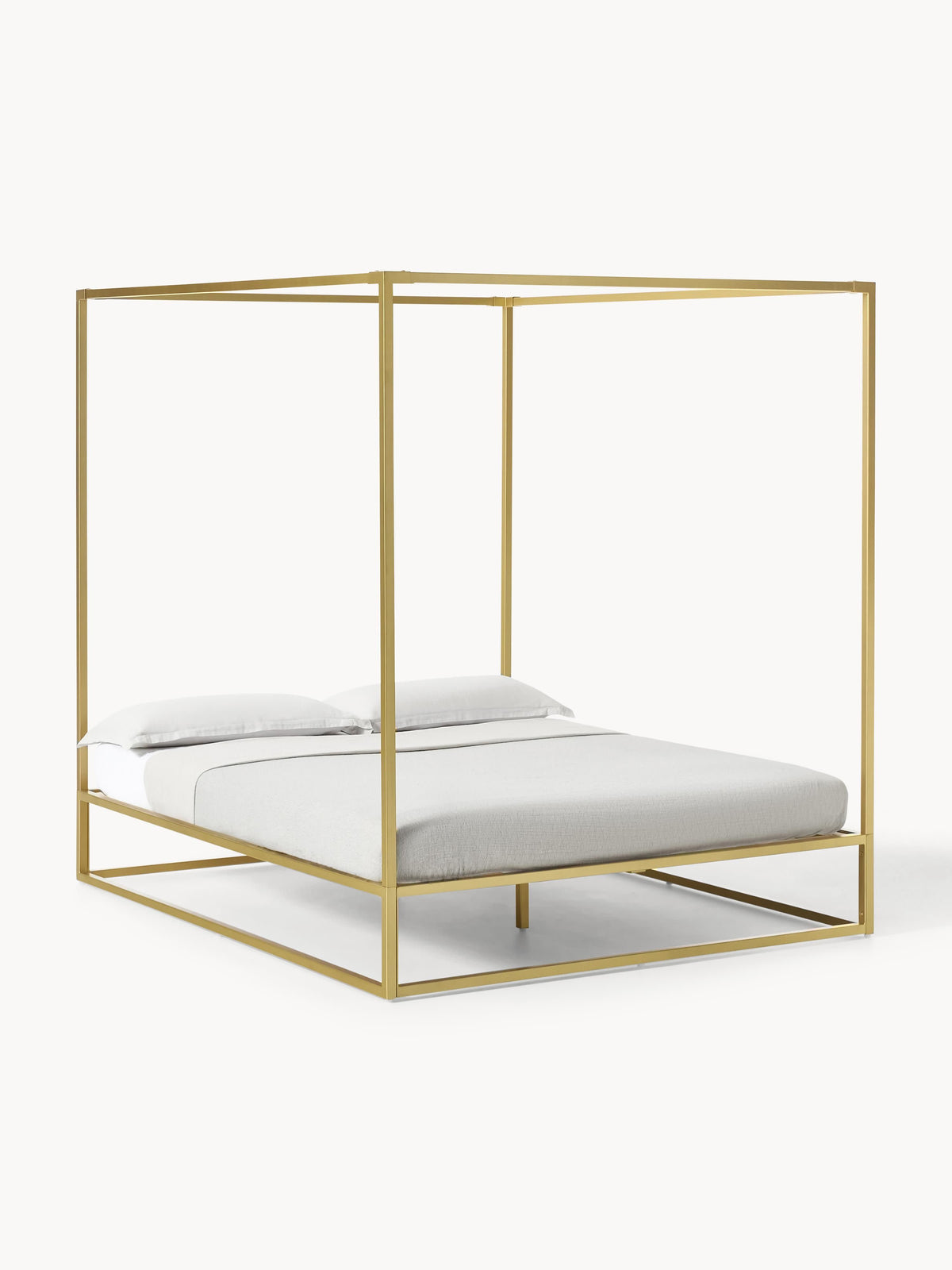 Belva Four-Poster Bed in Metal
