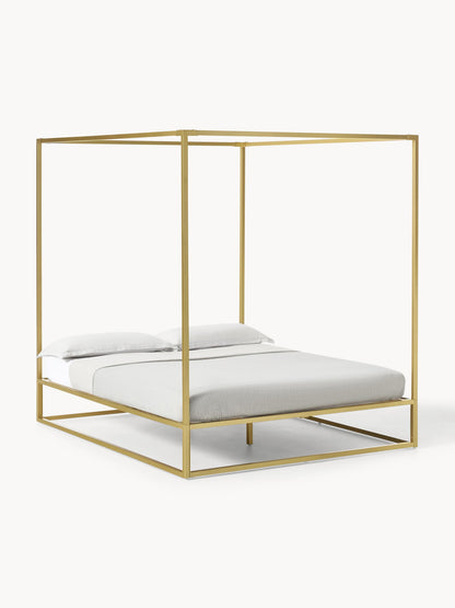 Belva Four-Poster Bed in Metal