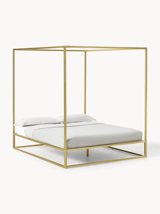 Belva Four-Poster Bed in Metal