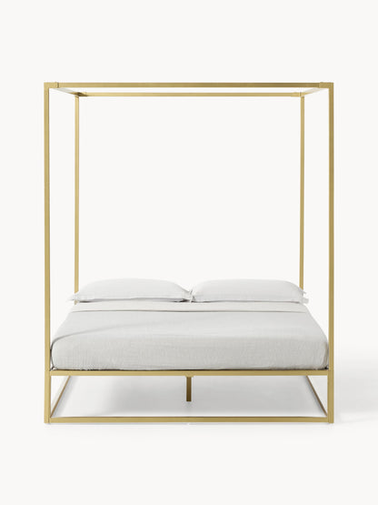 Belva Four-Poster Bed in Metal