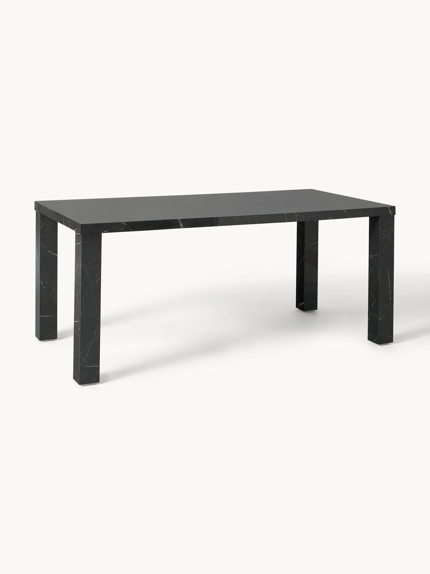 Carlin Dining Table in Marble Look, 180 x 90 cm