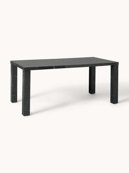 Carlin Dining Table in Marble Look, 180 x 90 cm