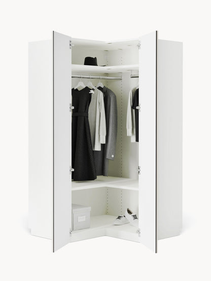 Charlene Modular Corner Wardrobe, 115 cm Wide