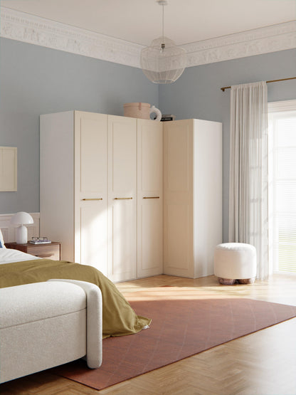 Charlene Modular Corner Wardrobe, 215 cm Wide, in Various Sizes