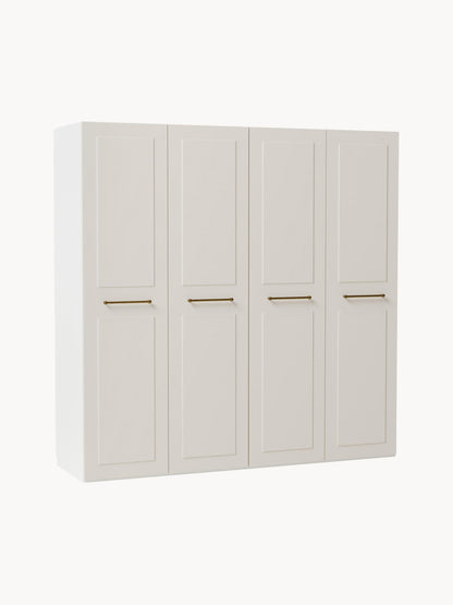 Charlene Modular Hinged-Door Wardrobe, 200 cm Wide, in Various Sizes