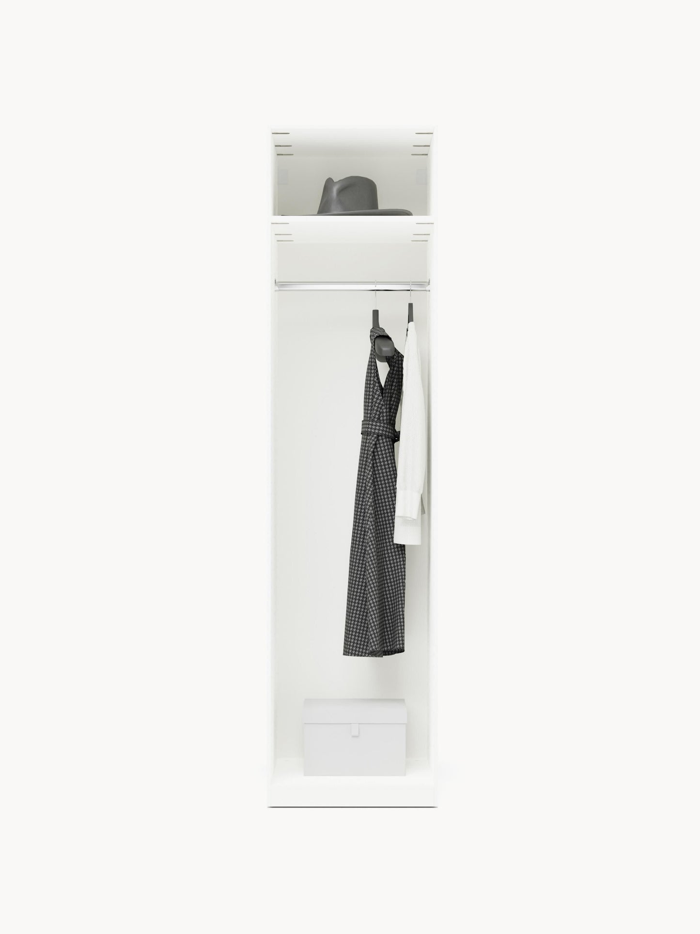 Charlene Modular Hinged-Door Wardrobe, 50 cm Wide, in Various Sizes
