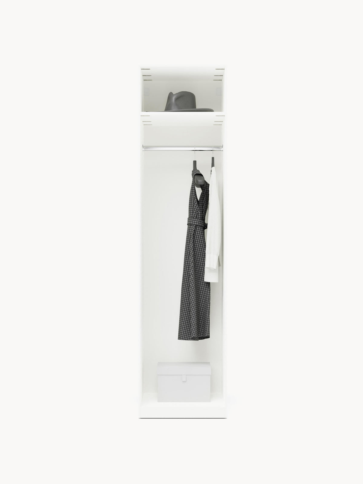Charlene Modular Hinged-Door Wardrobe, 50 cm Wide, in Various Sizes