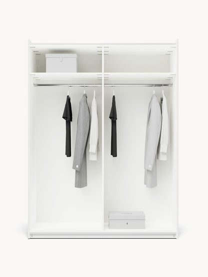 Charlene Modular Sliding-Door Wardrobe, 150 cm Wide, in Various Sizes