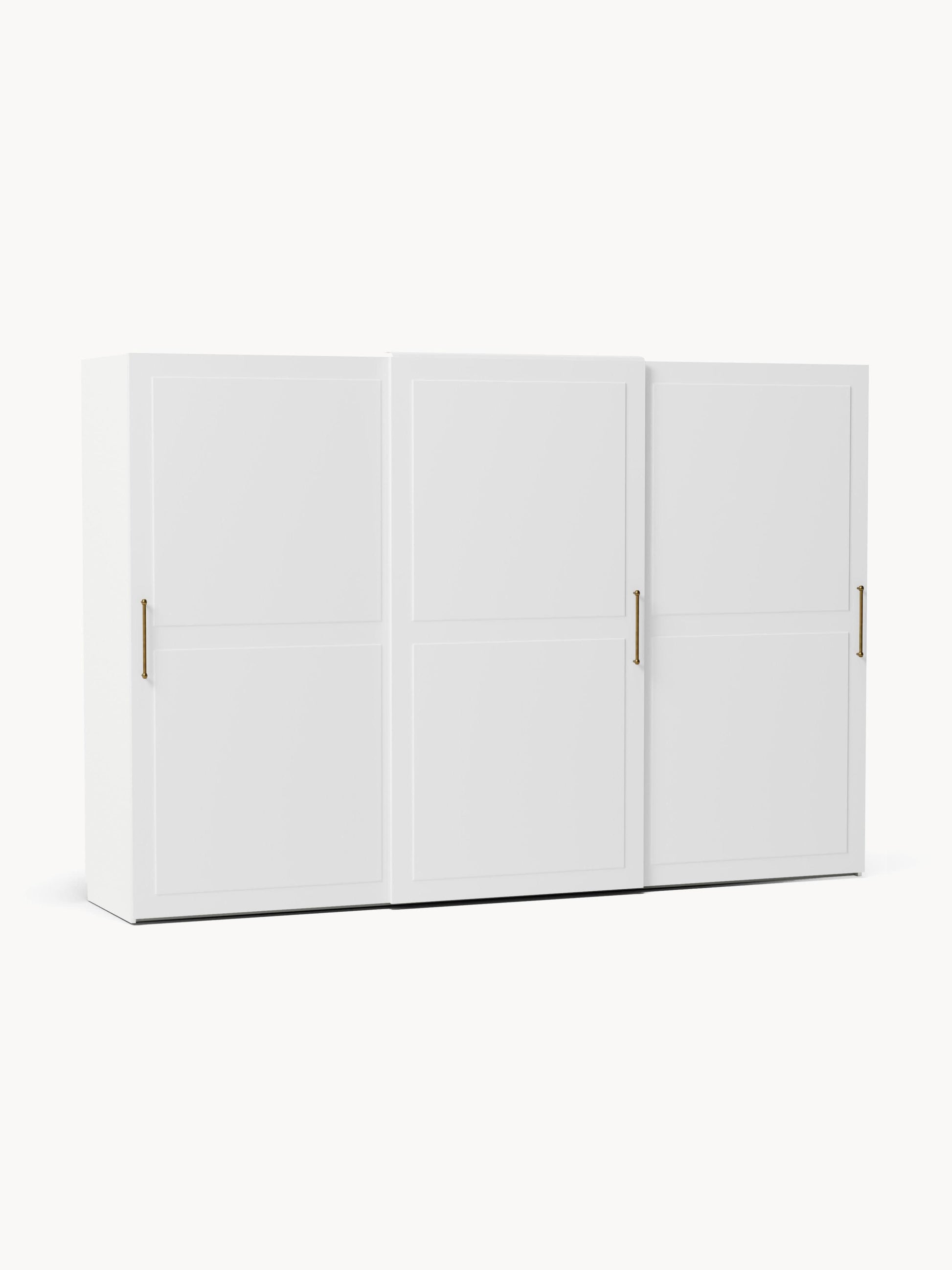 Charlene Modular Sliding-Door Wardrobe, 300 cm Wide, in Various Sizes