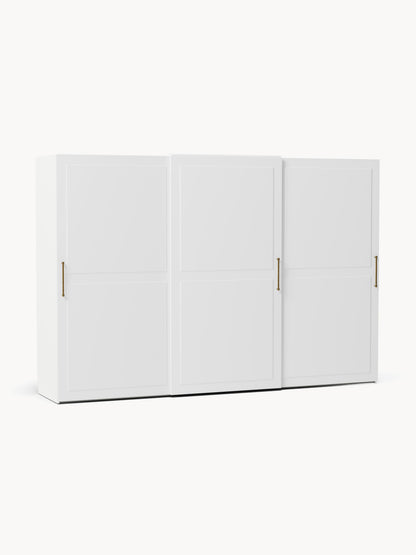 Charlene Modular Sliding-Door Wardrobe, 300 cm Wide, in Various Sizes