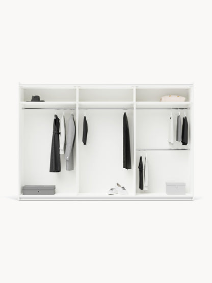 Charlene Modular Sliding-Door Wardrobe, 300 cm Wide, in Various Sizes