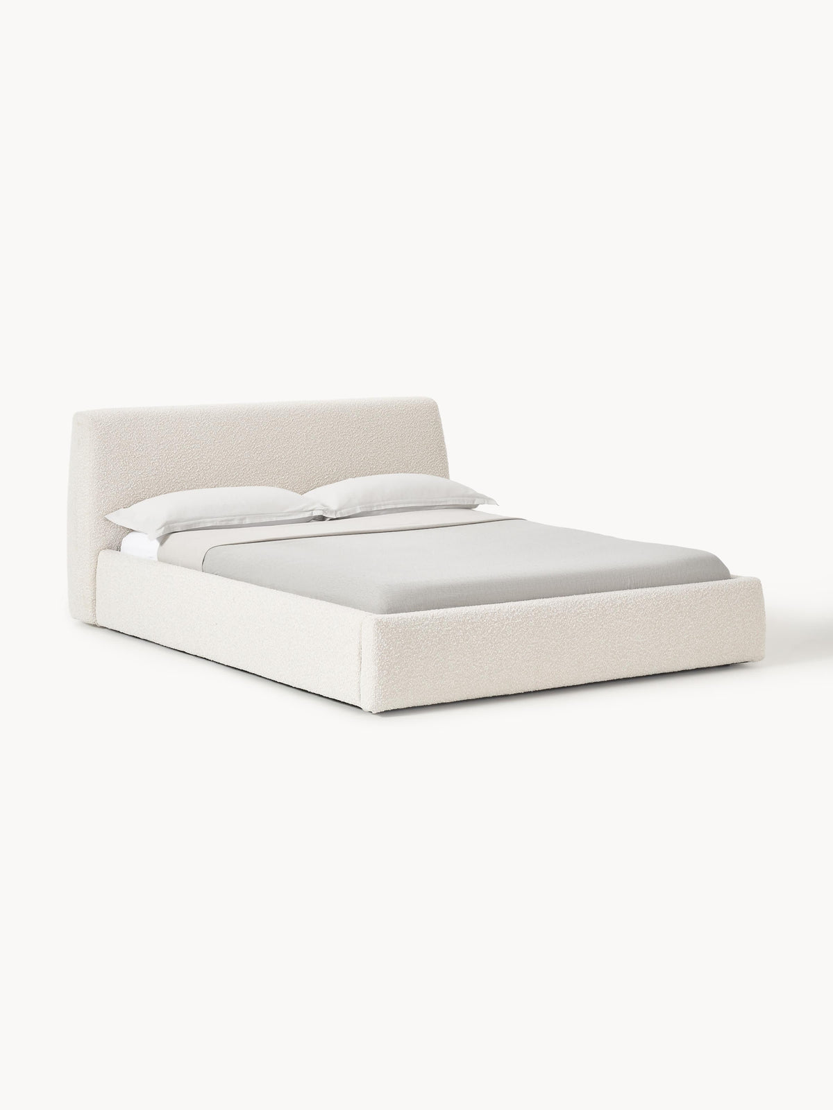 Cloudia Bouclé Upholstered Bed