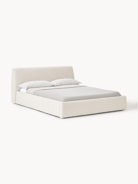 Cloudia Bouclé Upholstered Bed