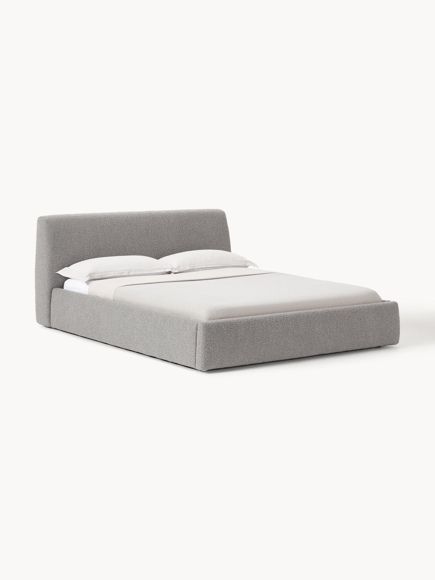Cloudia Bouclé Upholstered Bed