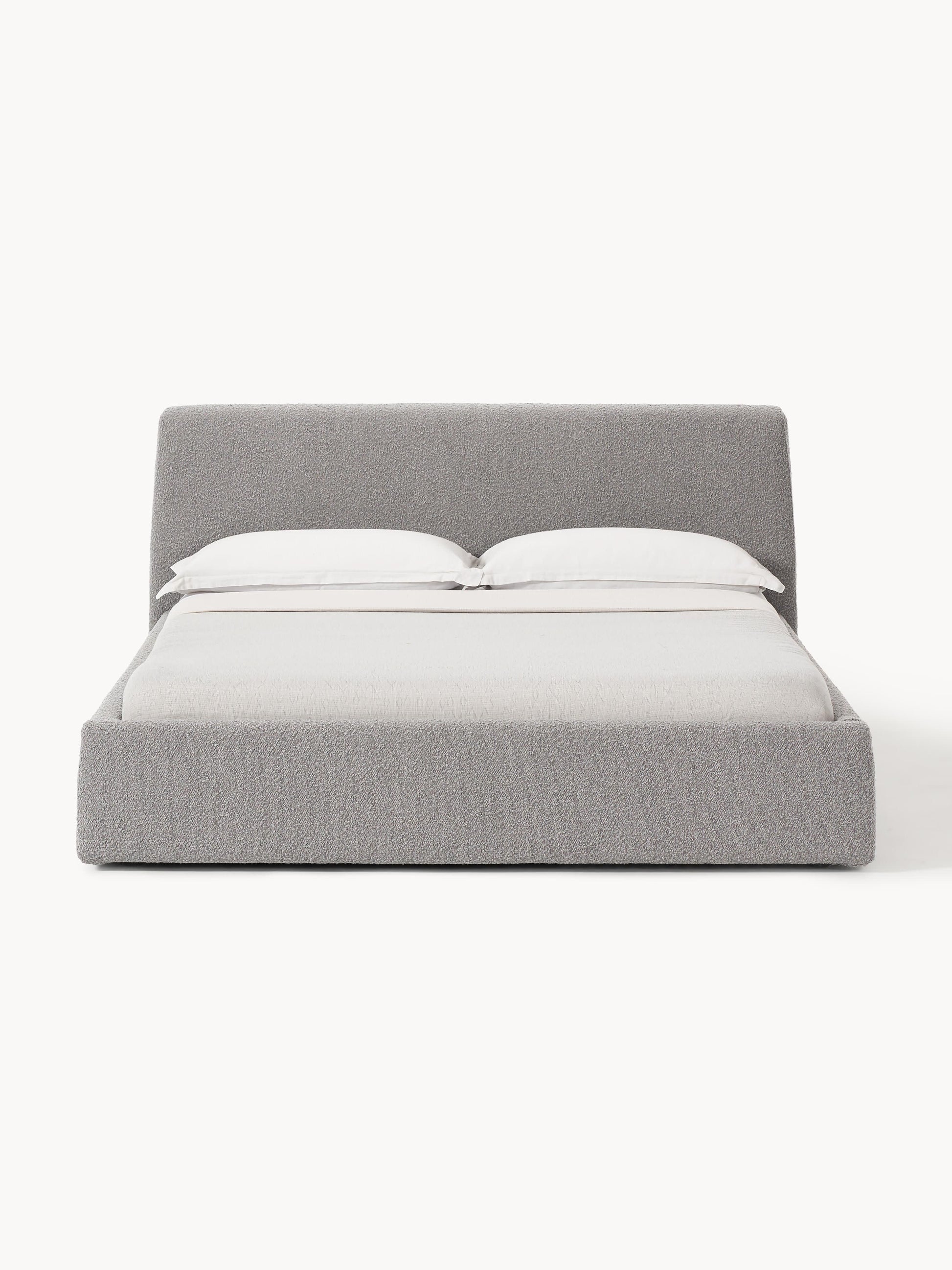 Cloudia Bouclé Upholstered Bed