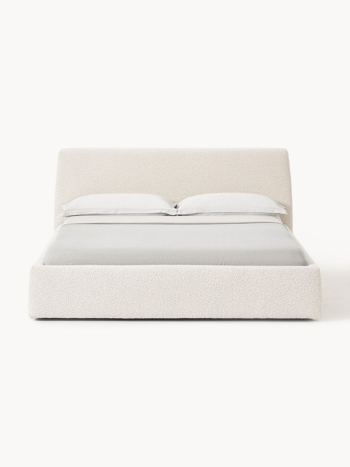Cloudia Bouclé Upholstered Bed