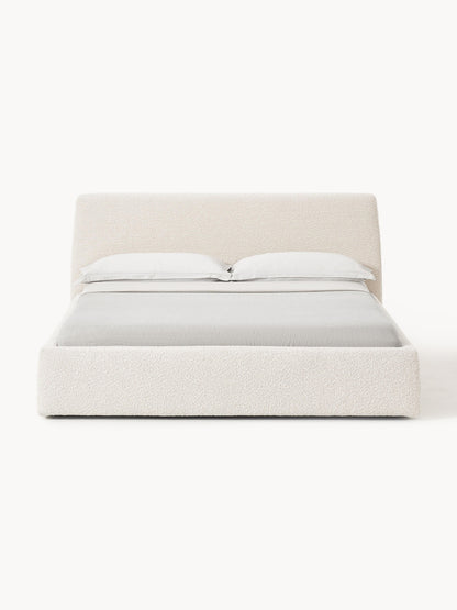 Cloudia Bouclé Upholstered Bed