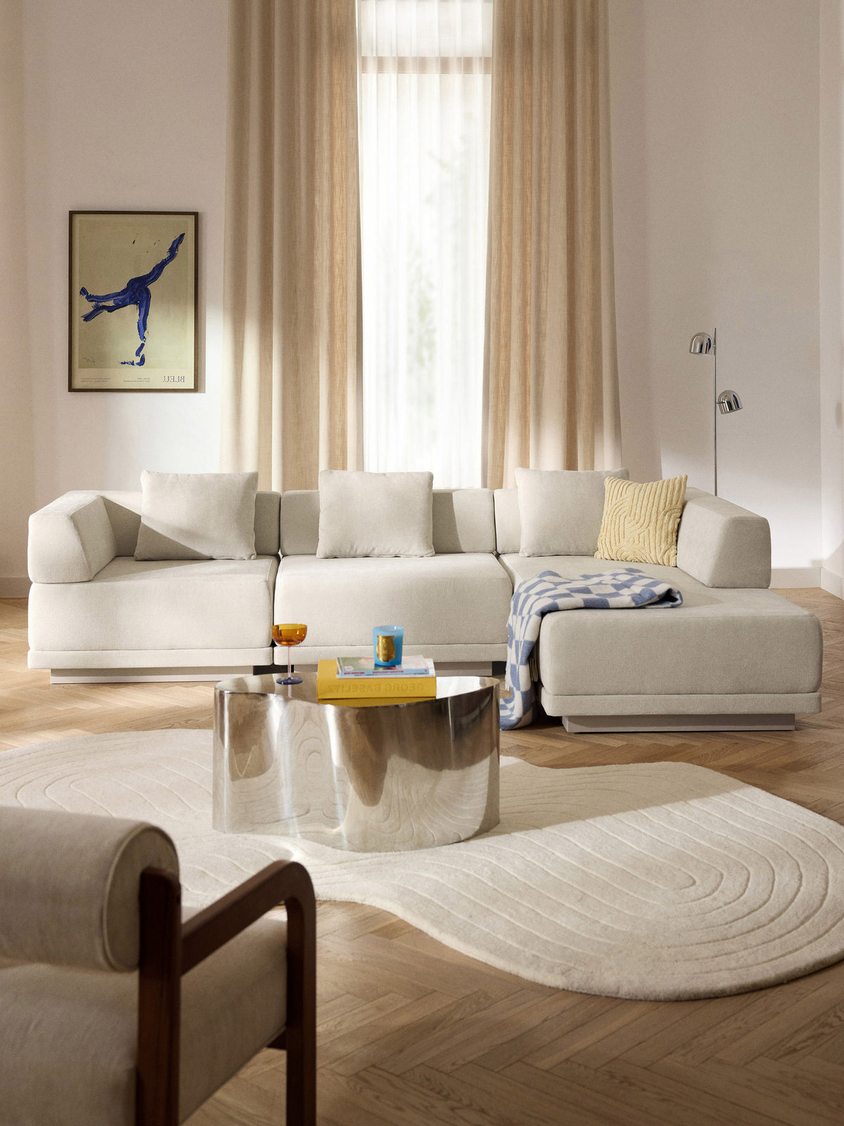 Corin Modular Corner Sofa (4-Seater)