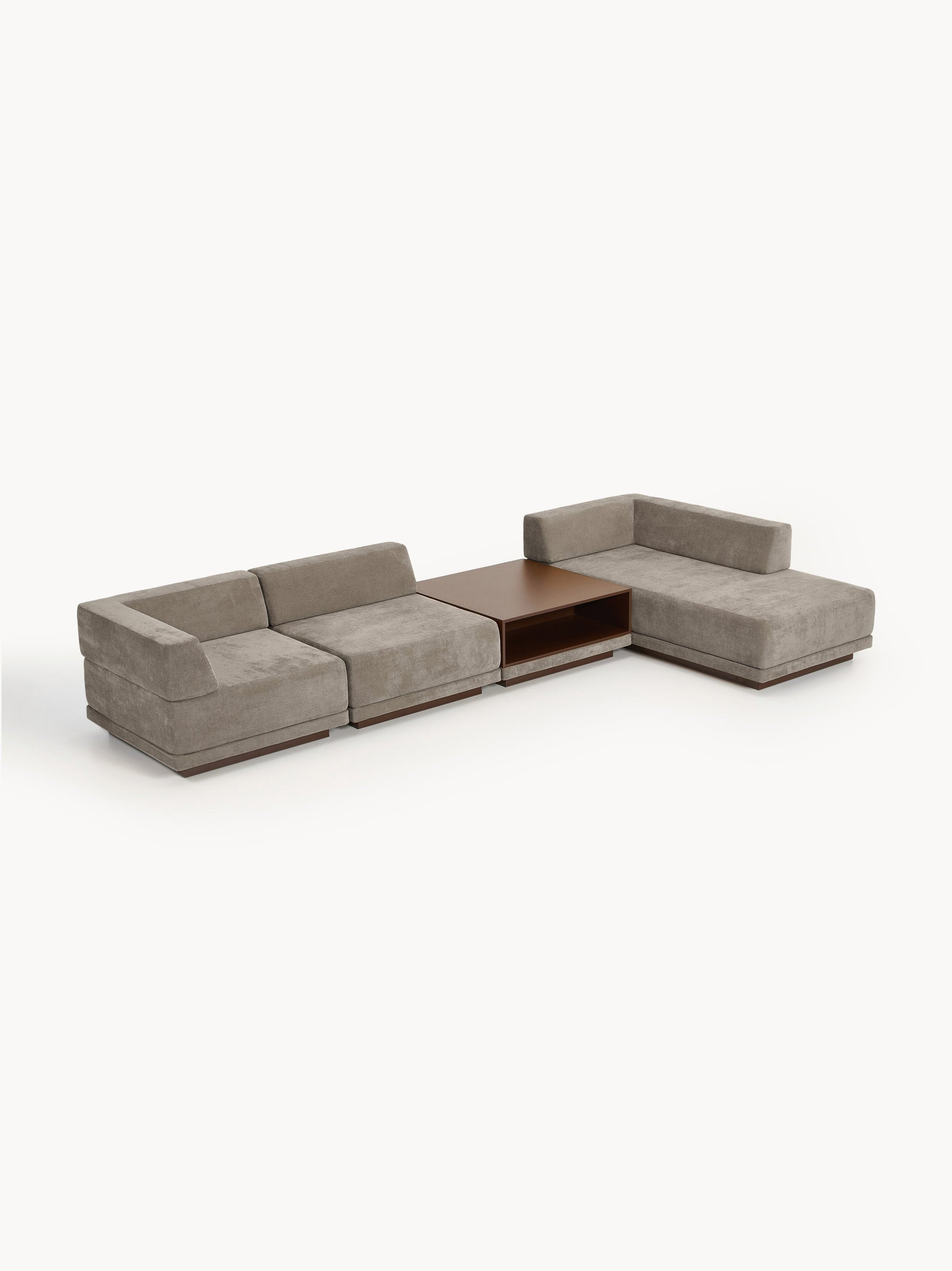 Corin Modular Corner Sofa (4-Seater) with Coffee Table