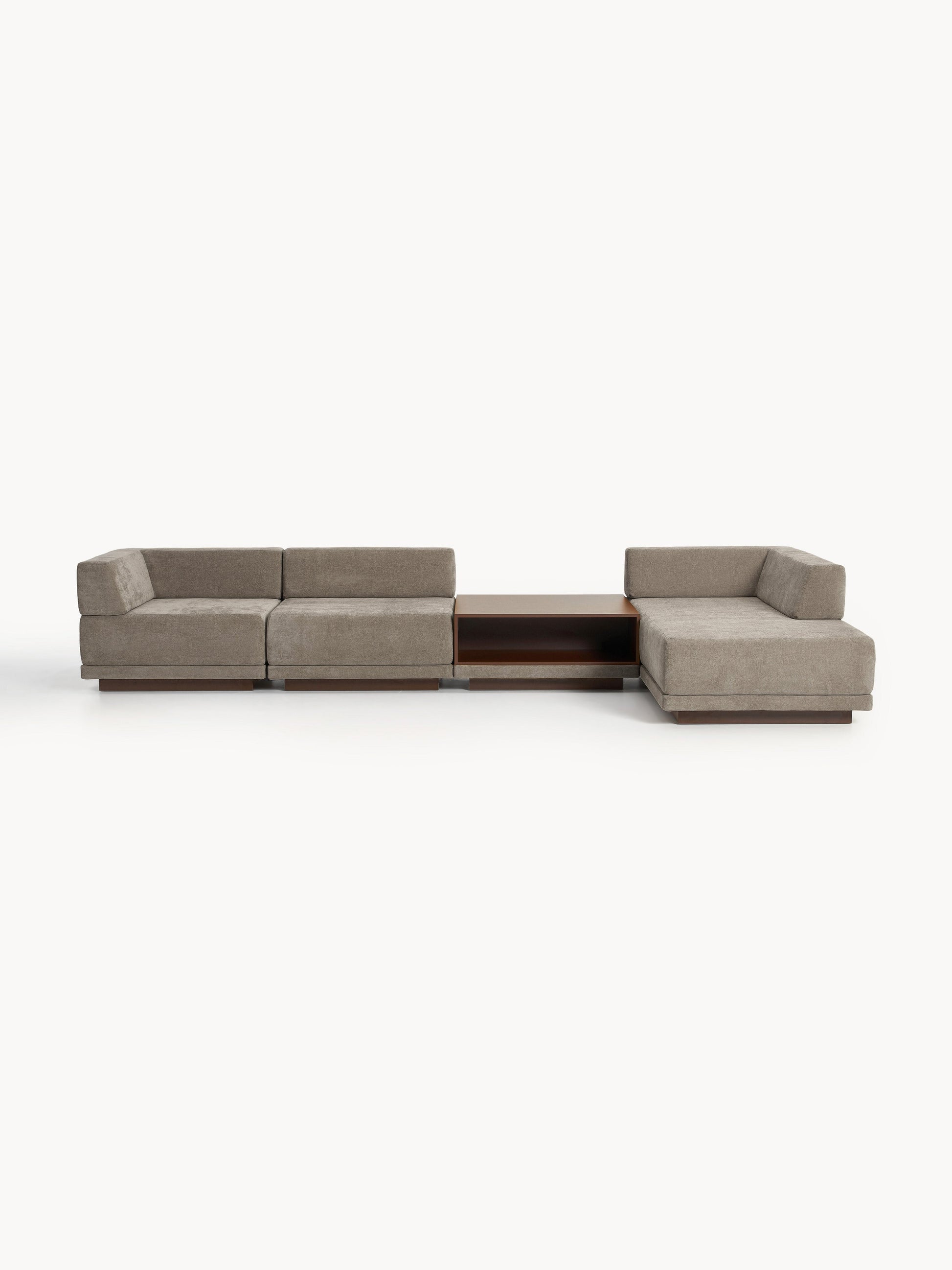 Corin Modular Corner Sofa (4-Seater) with Coffee Table