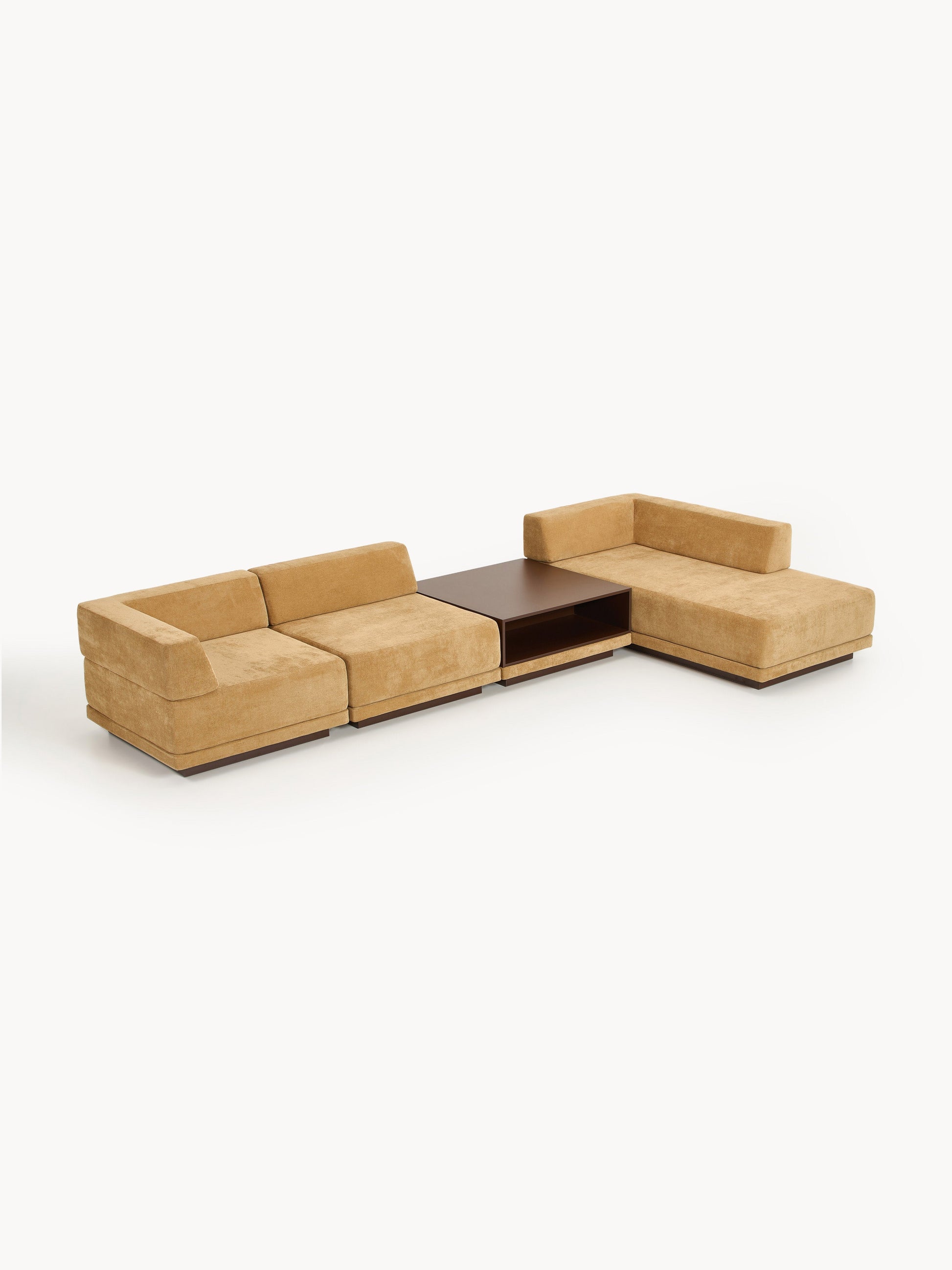 Corin Modular Corner Sofa (4-Seater) with Coffee Table