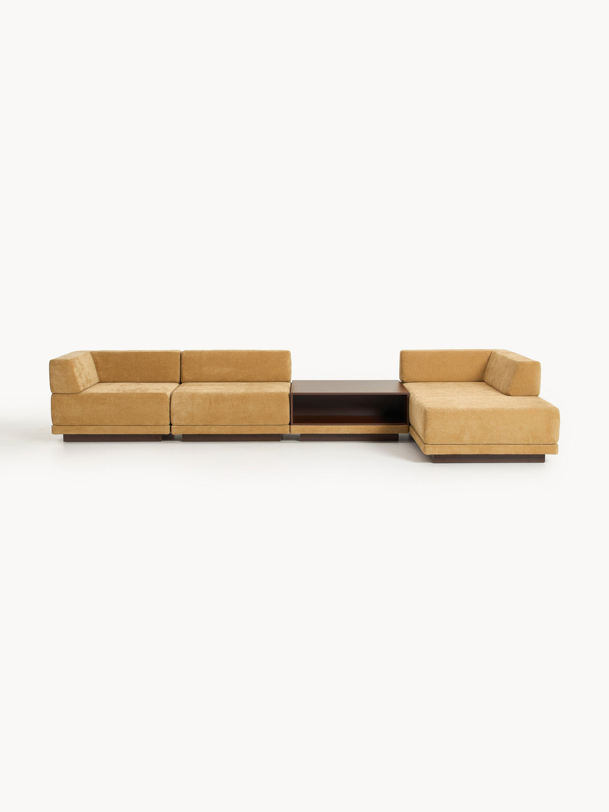 Corin Modular Corner Sofa (4-Seater) with Coffee Table