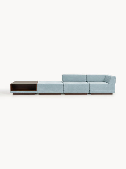 Corin Modular Sofa (4-Seater) with Coffee Table & Ottoman