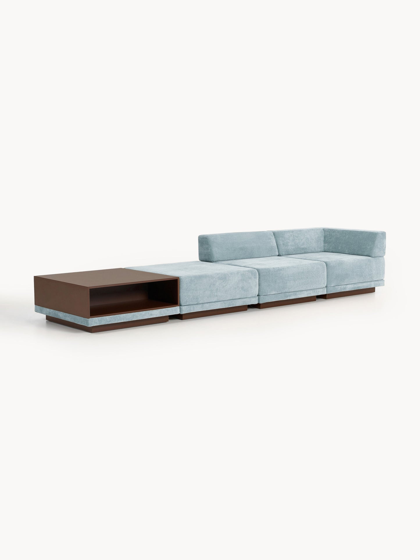 Corin Modular Sofa (4-Seater) with Coffee Table & Ottoman