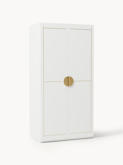 Denisa Modular Hinged-Door Wardrobe, 100 cm Wide, in Various Sizes