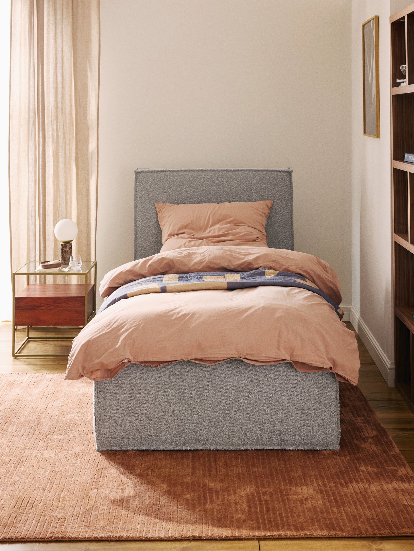 Dreama Bouclé Single Bedstead