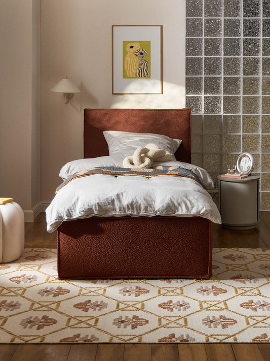Dreama Bouclé Single Bedstead
