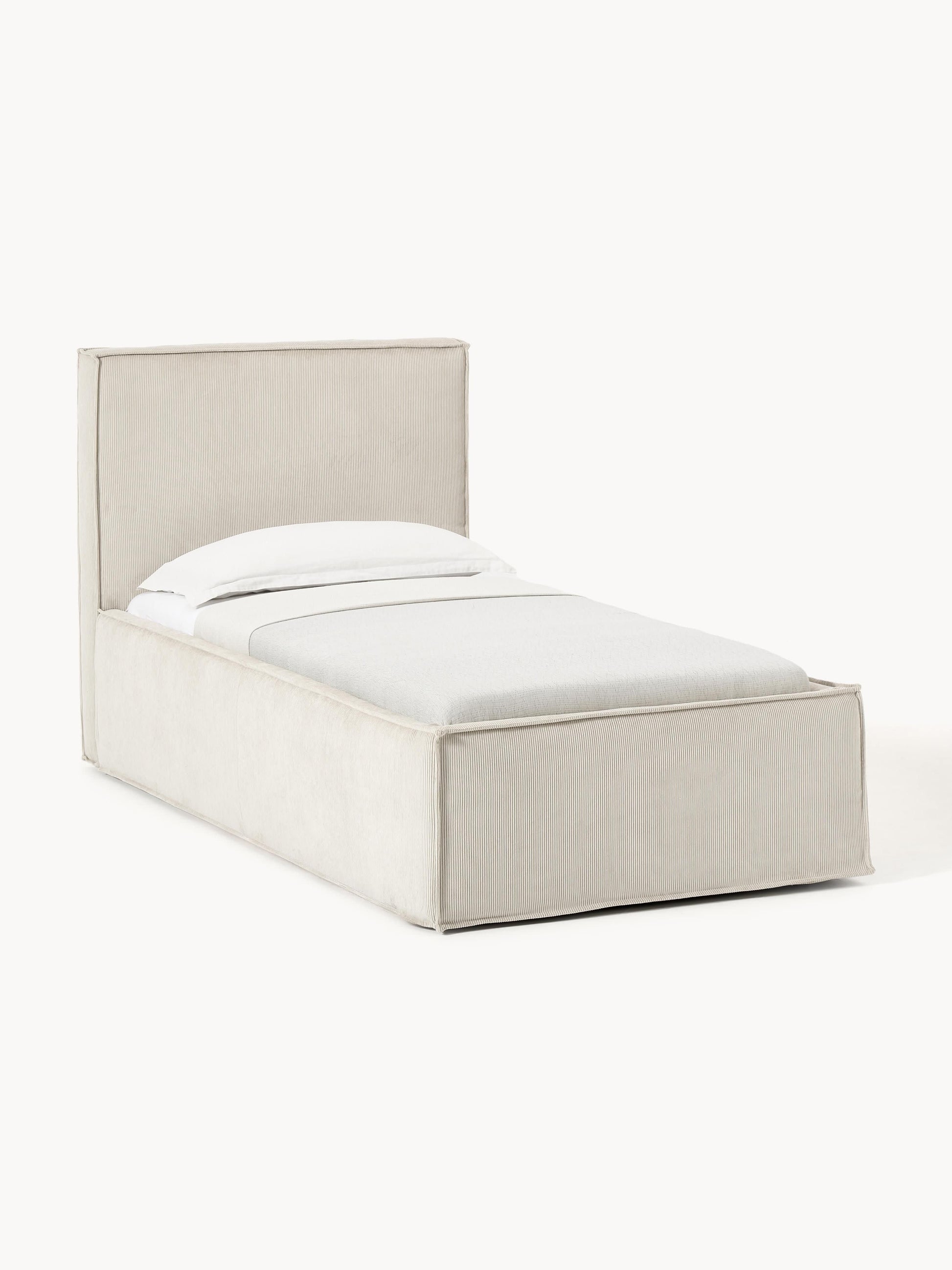 Dreama Corduroy Single Bed