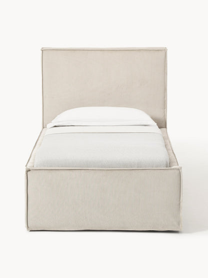 Dreama Corduroy Single Bed
