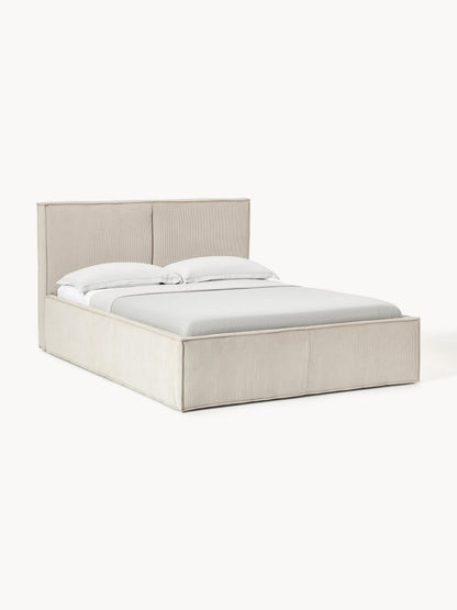 Dreama Corduroy Upholstered Bed