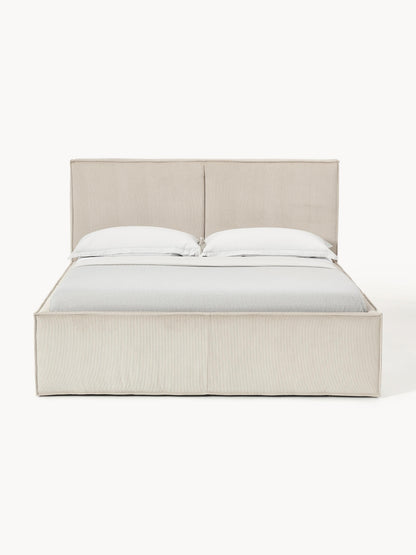 Dreama Corduroy Upholstered Bed
