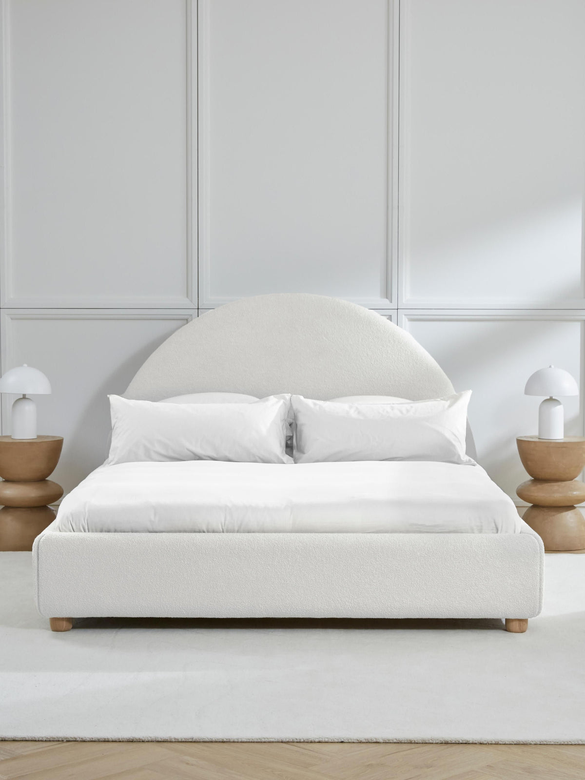 Ebbra Teddy Upholstered Bed with Storage