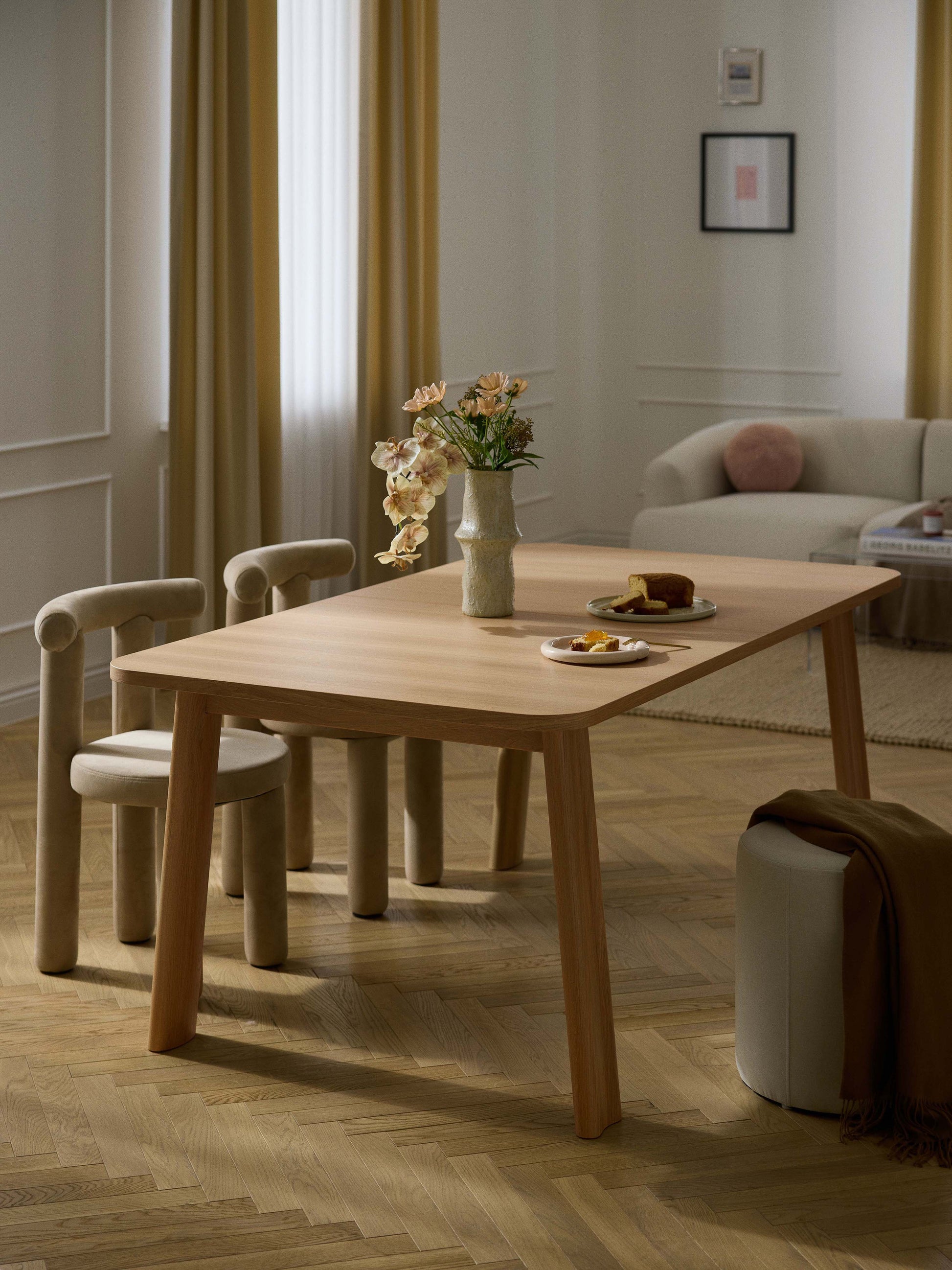 Embra Extendable Dining Table, in Various Sizes