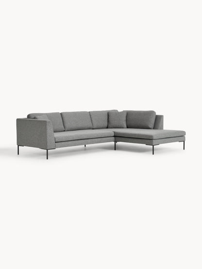 Emmi Corner Sofa with Metal Legs