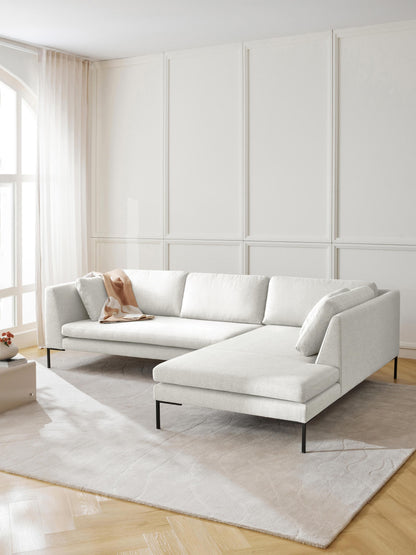 Emmi Corner Sofa with Metal Legs