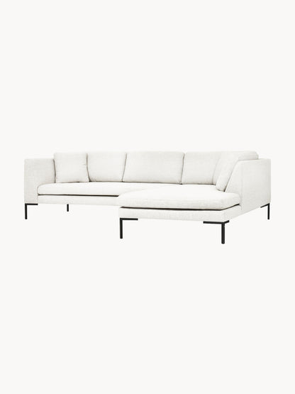 Emmi Corner Sofa with Metal Legs