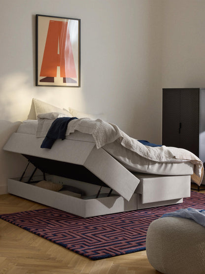 Enna Box Spring Bed with Storage