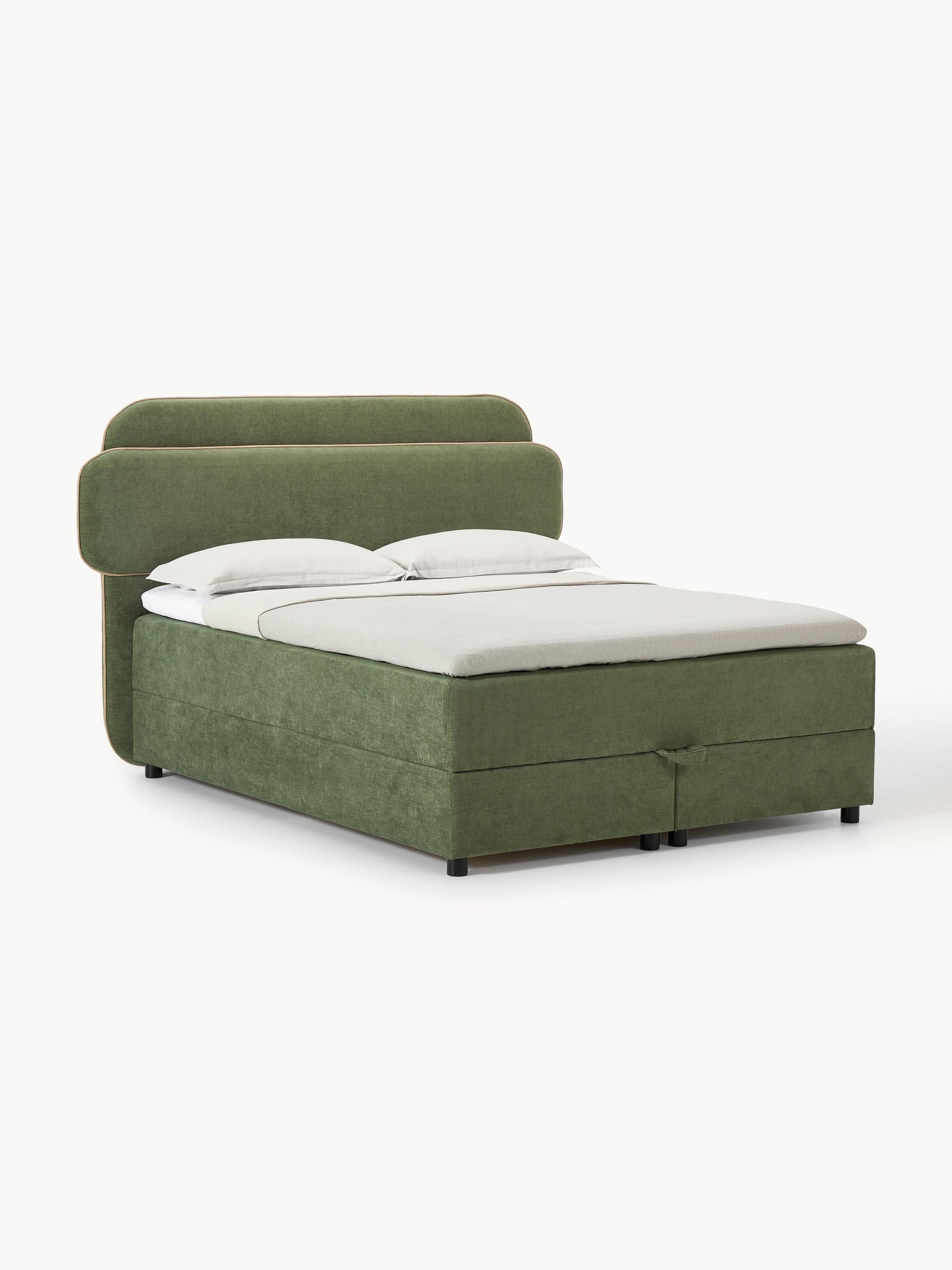 Enrika Box Spring Bed with Storage