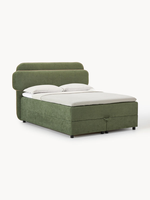 Enrika Box Spring Bed with Storage
