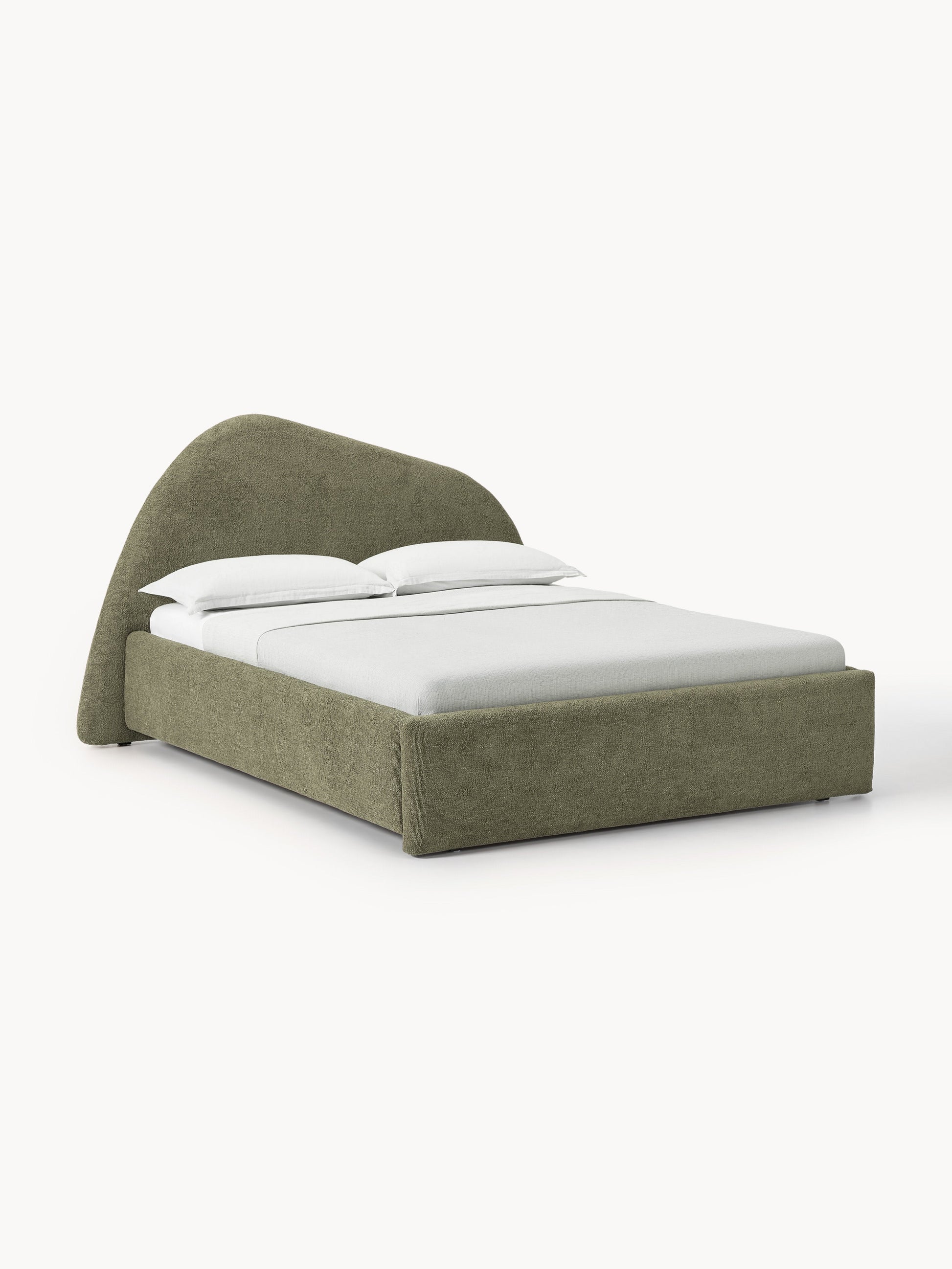 Garin Bouclé Upholstered Bed