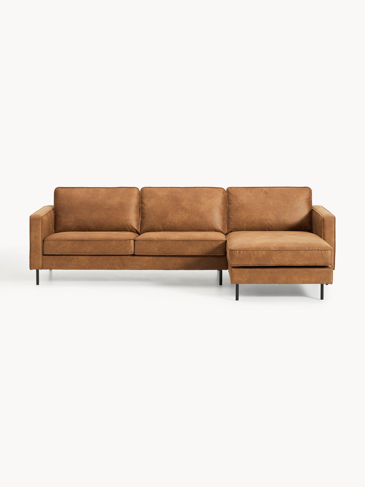 Huntley Leather Corner Sofa (3-Seater)