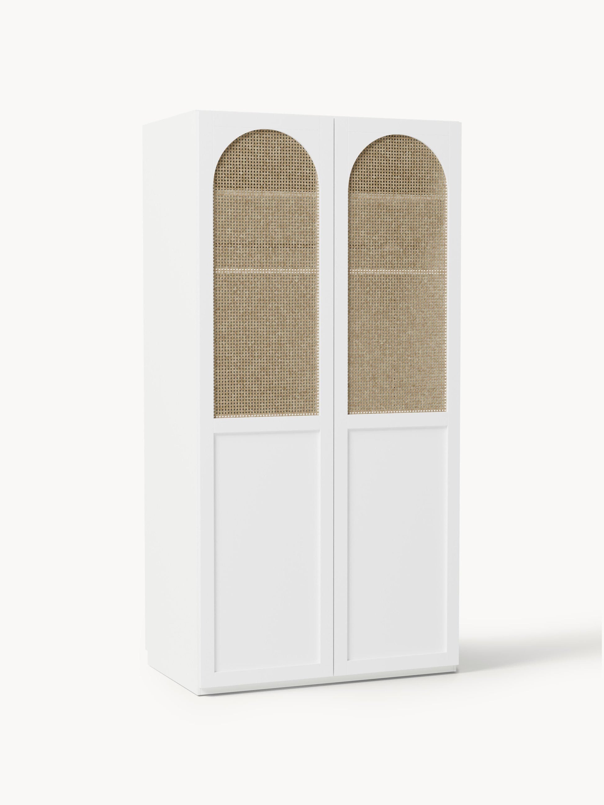 Jeanna Modular Hinged-Door Wardrobe, 100 cm Wide, in Various Sizes