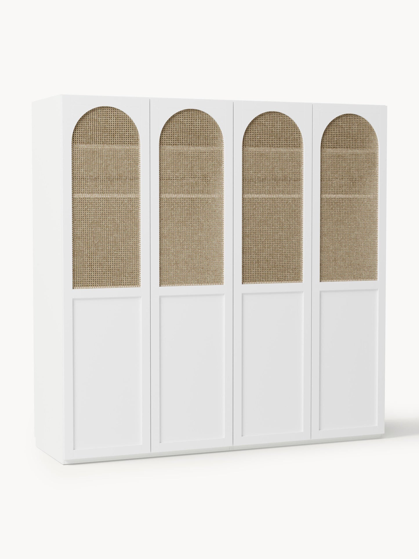 Jeanna Modular Hinged-Door Wardrobe, 200 cm Wide, in Various Sizes
