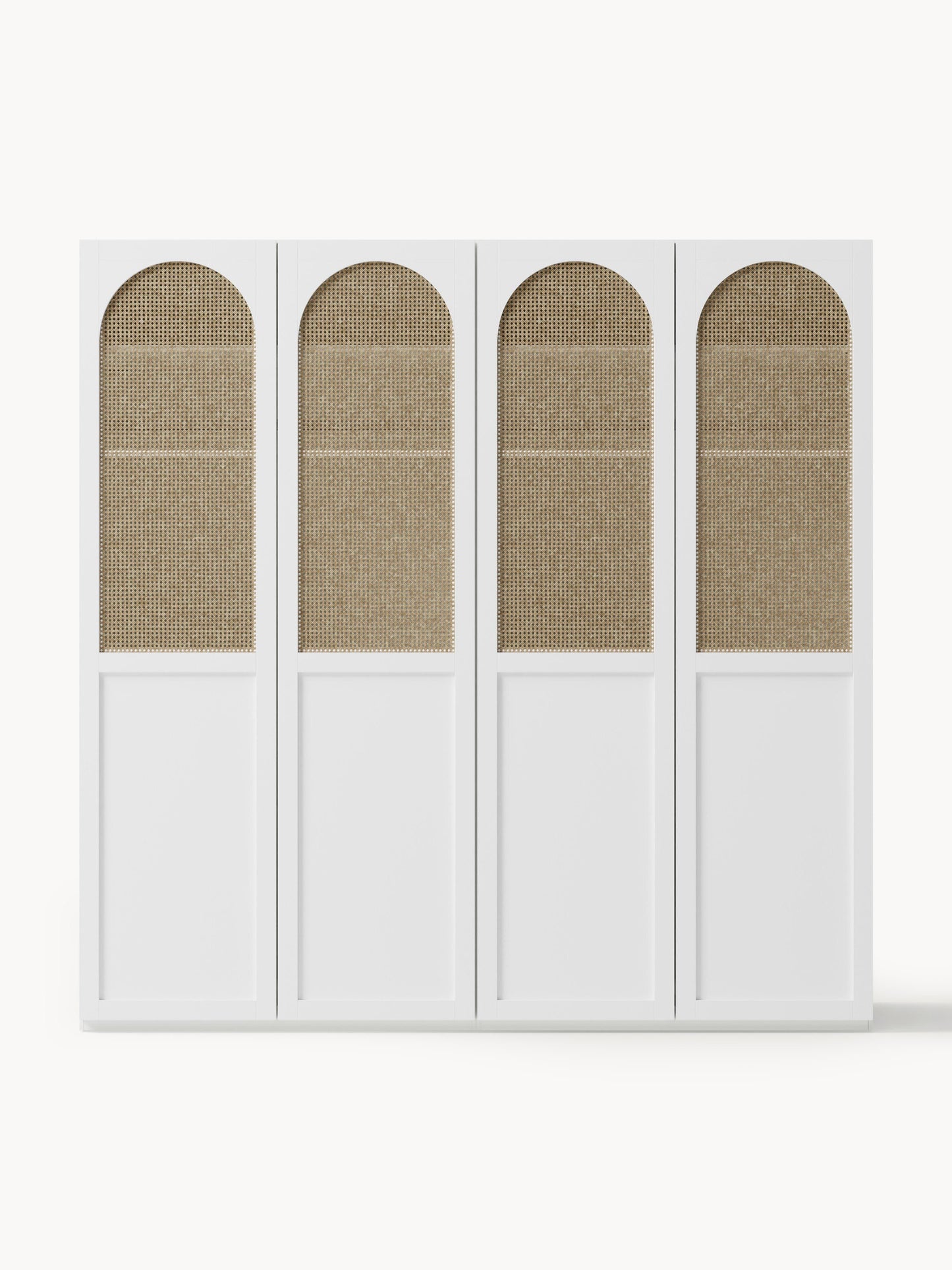 Jeanna Modular Hinged-Door Wardrobe, 200 cm Wide, in Various Sizes