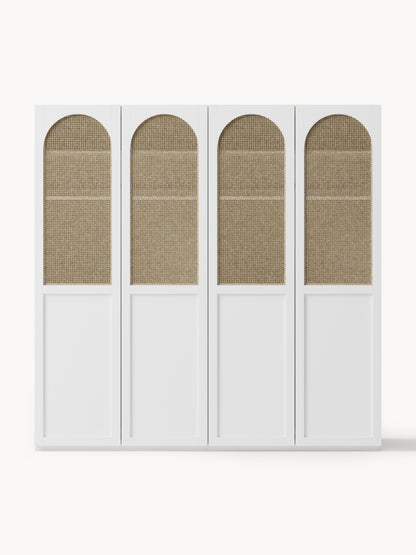 Jeanna Modular Hinged-Door Wardrobe, 200 cm Wide, in Various Sizes